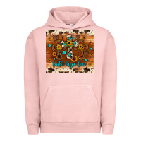 Pigment Salmon faith hope love cross Urban Hoodie - JahusDesignShop