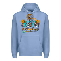 Colony Blue raised on country and sunshine Premium Hoodie - AdoDesignShop