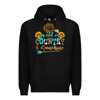 Black raised on country and sunshine Premium Hoodie - AdoDesignShop