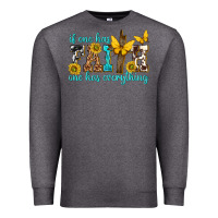 Charcoal Heather if one has faith one has everything Premium Sweatshirt - texasbilliewilder