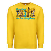 Lemon if one has faith one has everything Premium Sweatshirt - texasbilliewilder