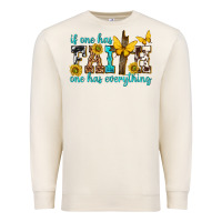 Sandshell if one has faith one has everything Premium Sweatshirt - texasbilliewilder