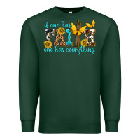 Sports Green if one has faith one has everything Premium Sweatshirt - texasbilliewilder
