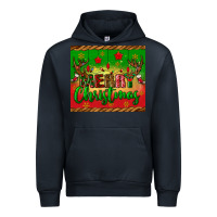 Navy merry christmas tumbler Urban Hoodie - BundleAndBundleShop