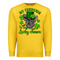 Lemon st.patrick's day my french bulldog is my lucky charm Premium Sweatshirt - RanaPortraitStore