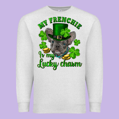 Premium Sweatshirt st.patrick's day my french bulldog is my lucky charm