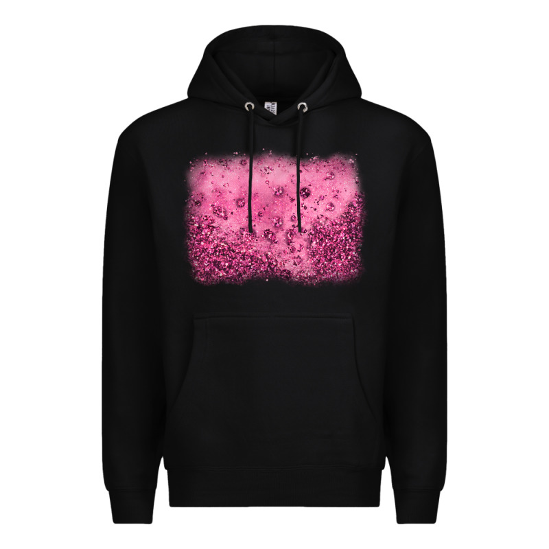Pink Glitter Background Premium Hoodie by JahusDesignShop | Teevron