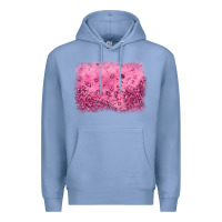 Colony Blue pink glitter background Premium Hoodie - JahusDesignShop