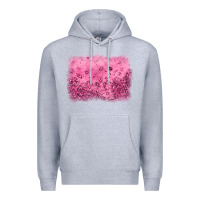 Heather Grey pink glitter background Premium Hoodie - JahusDesignShop