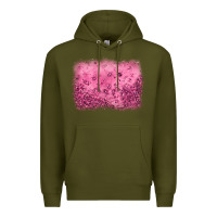 Army Green pink glitter background Premium Hoodie - JahusDesignShop