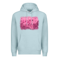 Blue Mist pink glitter background Premium Hoodie - JahusDesignShop