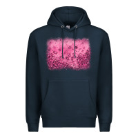 Navy pink glitter background Premium Hoodie - JahusDesignShop