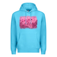 Ocean Blue pink glitter background Premium Hoodie - JahusDesignShop