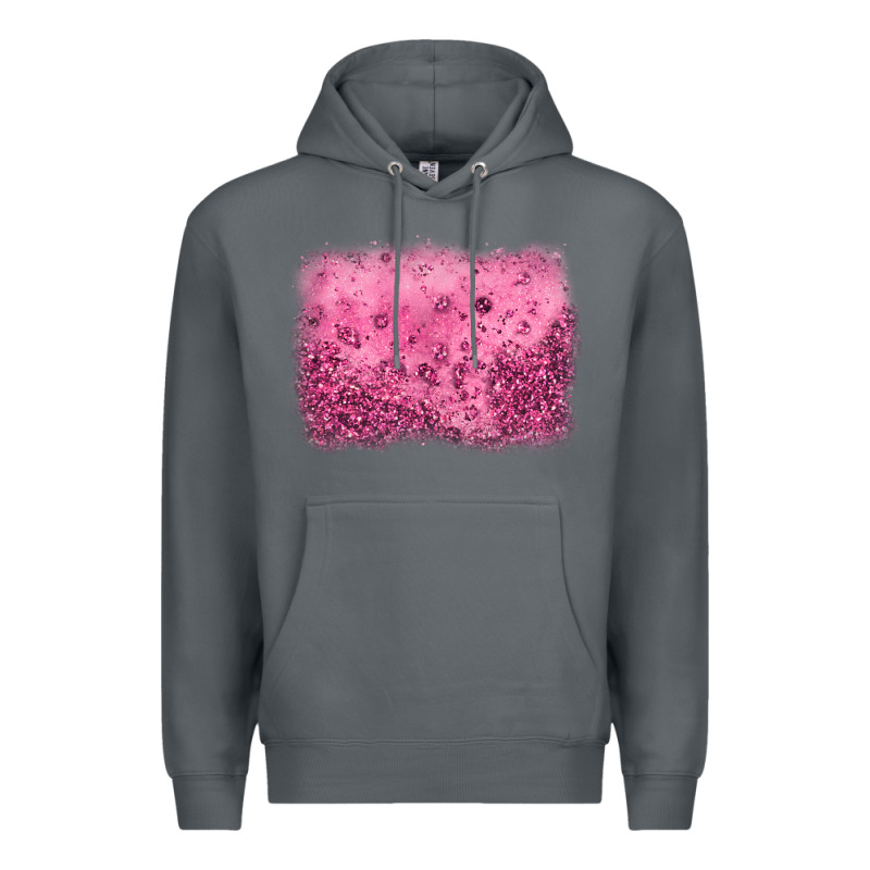 Pink Glitter Background Premium Hoodie by JahusDesignShop | Teevron