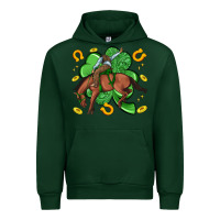 Forest Green cowboy with shamrock Urban Hoodie - Artiststas
