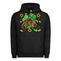 Pigment Black cowboy with shamrock Urban Hoodie - Artiststas