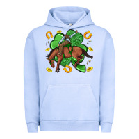 Pigment Grape Ice cowboy with shamrock Urban Hoodie - Artiststas