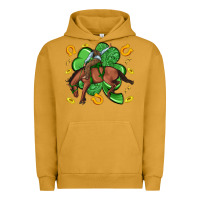 Pigment Peanut Butter cowboy with shamrock Urban Hoodie - Artiststas