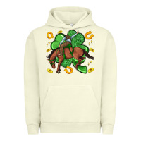 Pigment Pistachio cowboy with shamrock Urban Hoodie - Artiststas