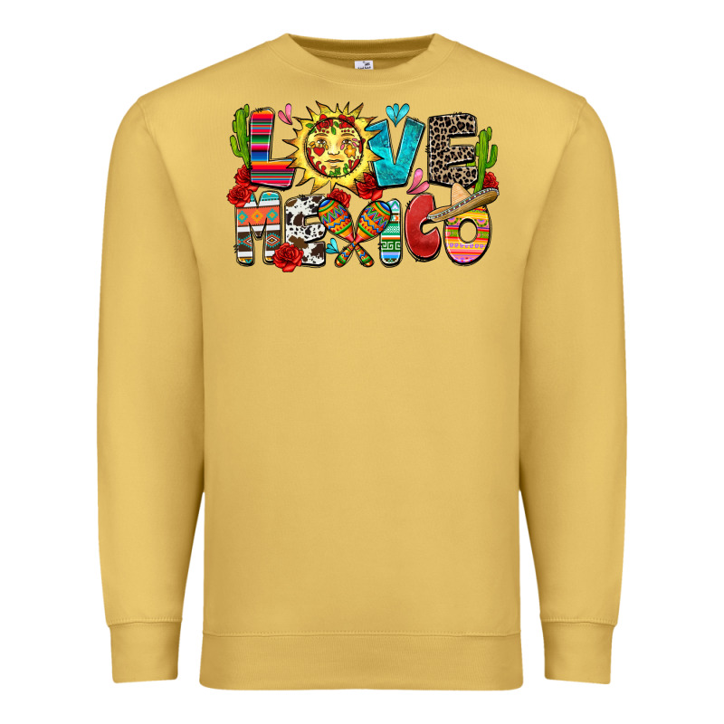 Love Mexico Premium Sweatshirt by Zillion Design Studio | Teevron