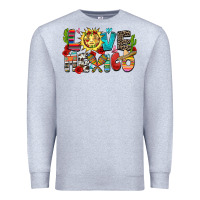 Heather Grey love mexico Premium Sweatshirt - Zillion Design Studio