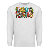 Oatmeal Heather love mexico Premium Sweatshirt - Zillion Design Studio