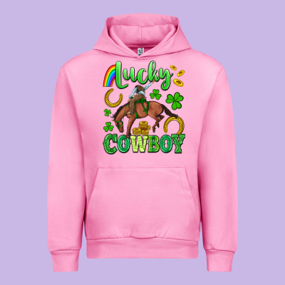 Lucky Cowboy Urban Hoodie Designed By Artiststas