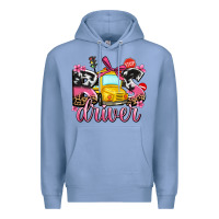 Colony Blue bus driver Premium Hoodie - AdoDesignShop