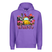 Purple bus driver Premium Hoodie - AdoDesignShop