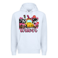 White bus driver Premium Hoodie - AdoDesignShop