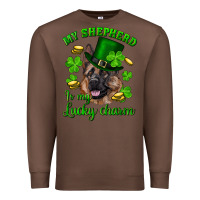 Chestnut st.patrick's day my shepherd is my lucky charm Premium Sweatshirt - RanaPortraitStore