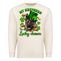 Sandshell st.patrick's day my shepherd is my lucky charm Premium Sweatshirt - RanaPortraitStore