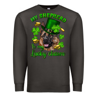 Smoke st.patrick's day my shepherd is my lucky charm Premium Sweatshirt - RanaPortraitStore