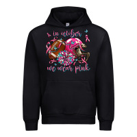 Black in october we wear pink football Urban Hoodie - AdoDesignShop
