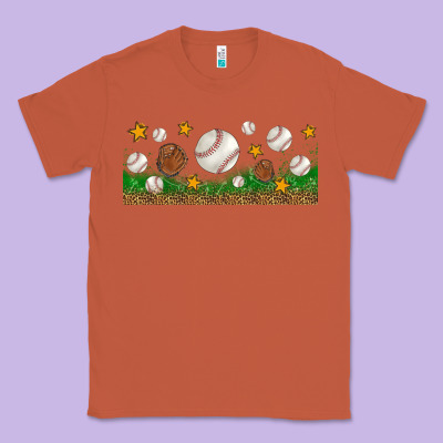 Baseball Glove With Leopard Libbey Glass Classic Tee Designed By Bundleandbundleshop