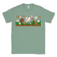 Sage Baseball Glove With Leopard Libbey Glass Classic Tee - BundleAndBundleShop