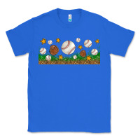 True Royal Baseball Glove With Leopard Libbey Glass Classic Tee - BundleAndBundleShop