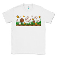 White Baseball Glove With Leopard Libbey Glass Classic Tee - BundleAndBundleShop