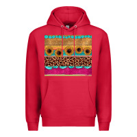 Cardinal leopard sunflower gemstone Premium Hoodie - JahusDesignShop