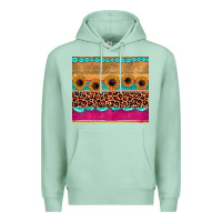 Seafoam leopard sunflower gemstone Premium Hoodie - JahusDesignShop