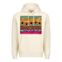 Tofu leopard sunflower gemstone Premium Hoodie - JahusDesignShop