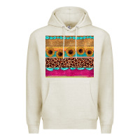 Oatmeal Heather leopard sunflower gemstone Premium Hoodie - JahusDesignShop