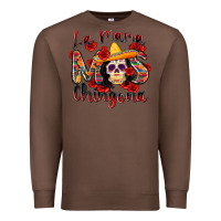 Chestnut la mama mas chingona Premium Sweatshirt - Zillion Design Studio