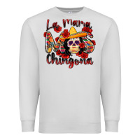 Dove Grey la mama mas chingona Premium Sweatshirt - Zillion Design Studio