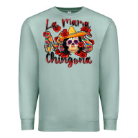 Seafoam la mama mas chingona Premium Sweatshirt - Zillion Design Studio