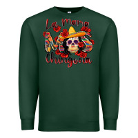 Sports Green la mama mas chingona Premium Sweatshirt - Zillion Design Studio