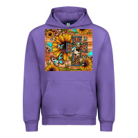 Tulip cross sunflower butterfly Urban Hoodie - JahusDesignShop