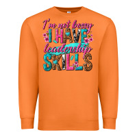 Carrot im not bossy i have leadership skills Premium Sweatshirt - texasbilliewilder