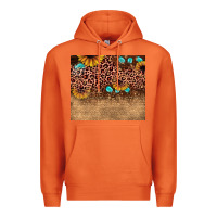 Carrot leopard glitter sunflower gemstone Premium Hoodie - JahusDesignShop