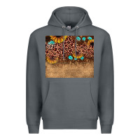 Rock leopard glitter sunflower gemstone Premium Hoodie - JahusDesignShop